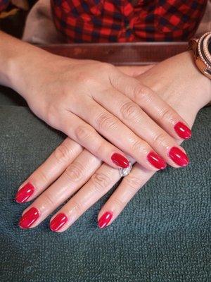 #181 By Ms. Tiffany- Classic Red in time for the holidays and professional look.