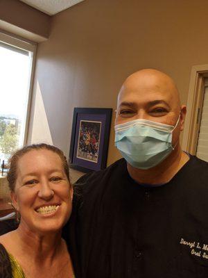 Dr. Morris is my favorite dentist. He has THE best "bed side" manner. My tooth extraction was painless and I had no complications.