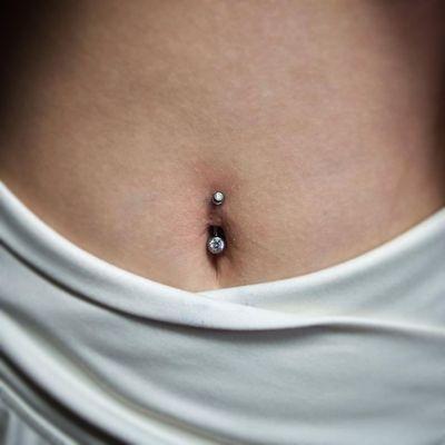 Navel piercing