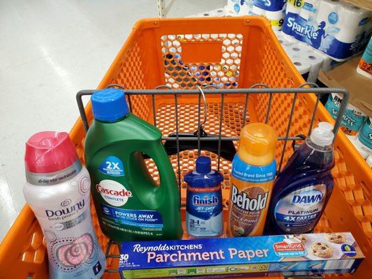 My Big Lots! Shopping at low prices plus using my 20% off coupon on each item.  3/21/2022