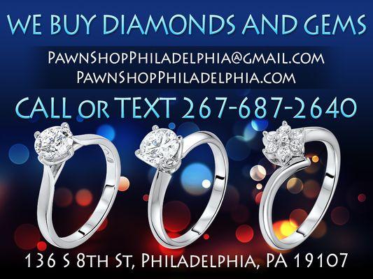 We Buy Diamonds & Jewelry