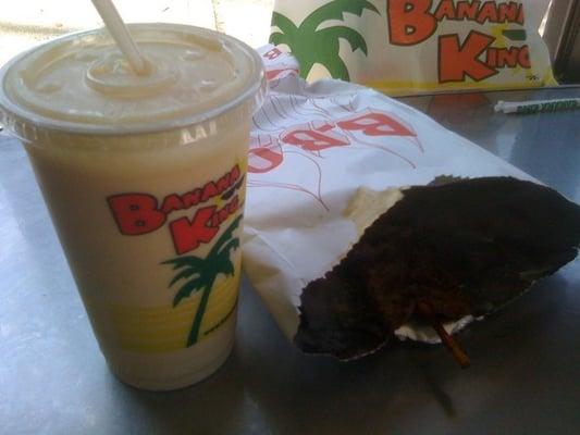 Pincho de carne & batido combo