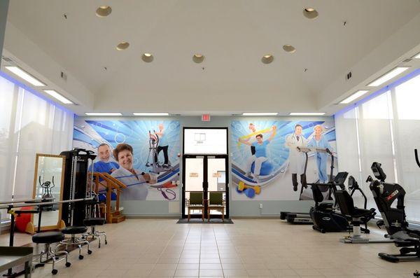 Our Physical Therapy and Rehabilitation Floor.