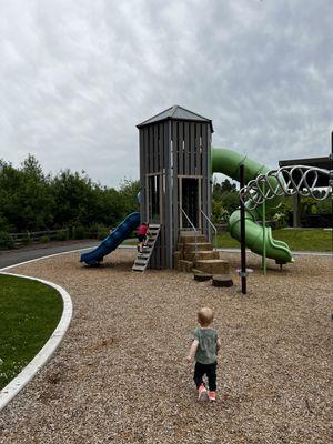 Larger playground for older kids