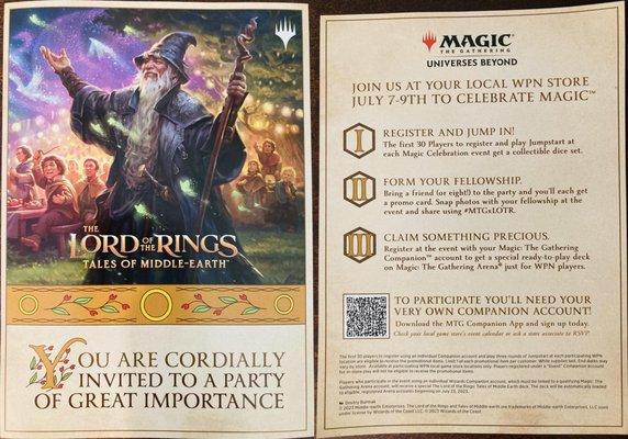 Magic Celebration Event: July 7 - 9