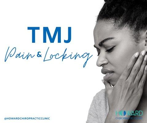 TMJ joint pain and locking can be due to a misalignment of the first neck bone called Atlas.