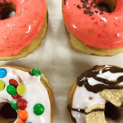 M&M on a Donut?  Check!