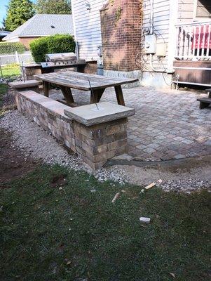 Upgraded patio