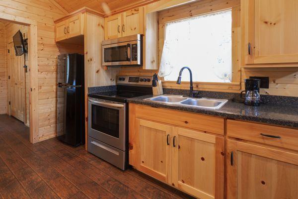 Kitchens in Cabin 10, 11 & 12