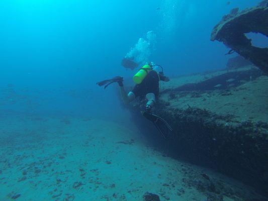 Wreck Diving off of Pompano Beach, FL