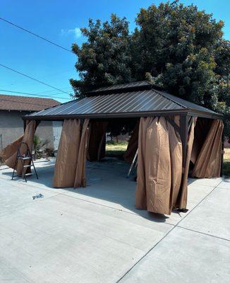 Installed another tent Gazebo