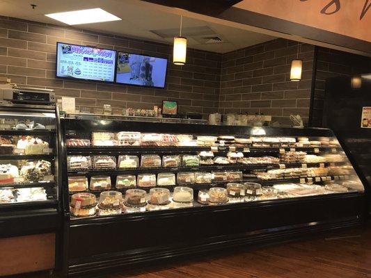 Bakery counter.