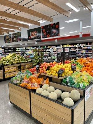 Their fresh produce section is decent, fruit is better than veggies