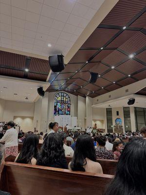 Inside of the big church