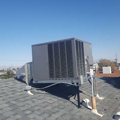 Residential Rooftop Unit Install