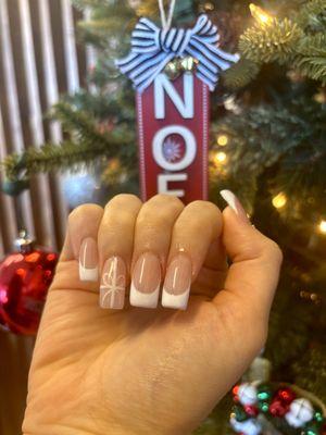 White French tips