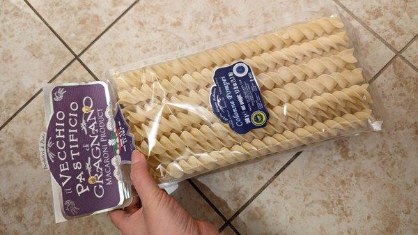 Imported pasta: ~$12 I think