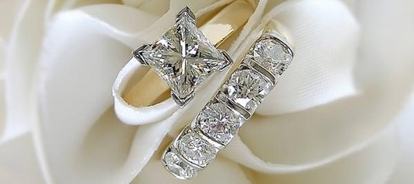 diamond rings and bracelets