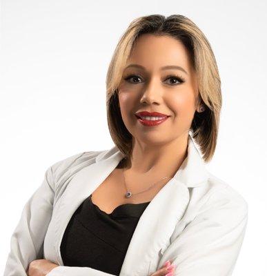 Elizabeth Gonzalez, MSN, APRN, NP-BC and President of The Laser Club