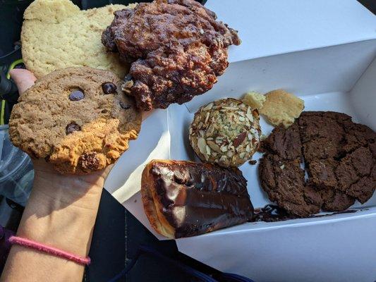 Variety of baked goods