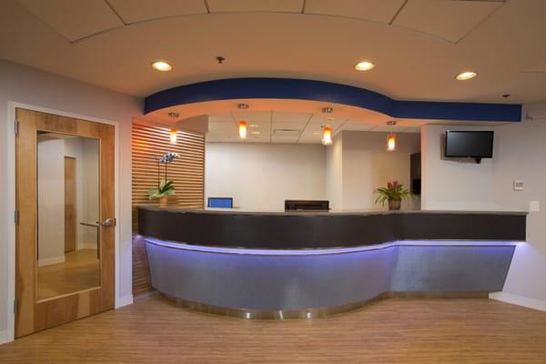 Modern and Fun Reception Area