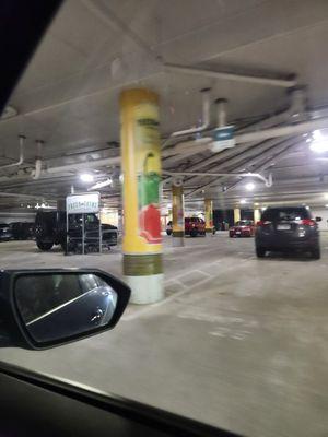 Their own parking garage!