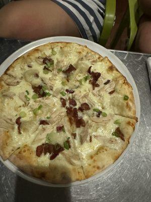 Chicken bacon and ranch pizza