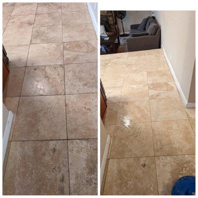 Restorative tile cleaning