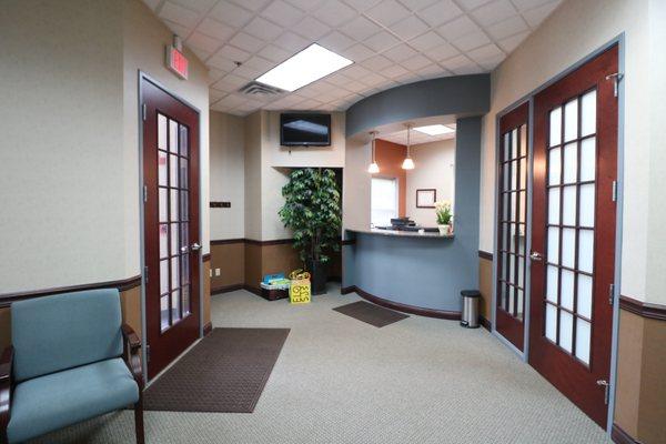 Stevenson Dental Reception Desk