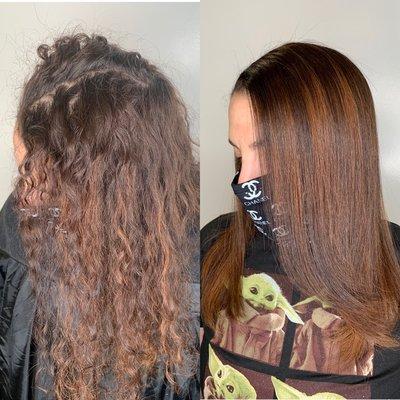 Root Touch Up/ Haircut/blowout