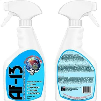 Atlas Flood & Mold inc  Presents. AF-13 Carpet and Upholstery Cleaning solution. get your bottle today at Atlas Flood and Mol...