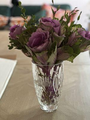 Purple decorative kale