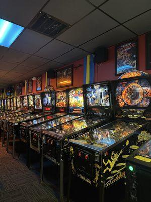 pinball machines