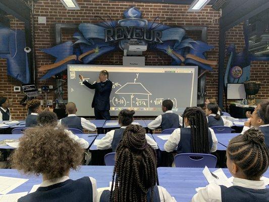 Ron Clark's math class