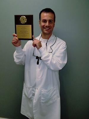 Dr. Z was given a plaque for missionary work in the Dominican Republic!