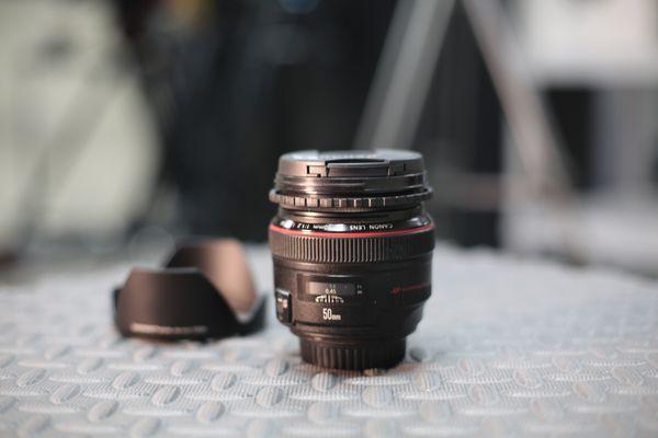 Canon EF 50mm f/1.2L USM lens