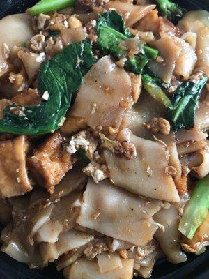 Pad Si-Eew with tofu