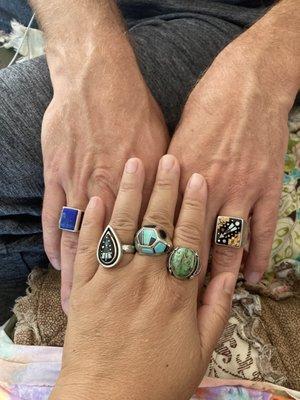 All these rings we purchased from kokopelli and love them so much!