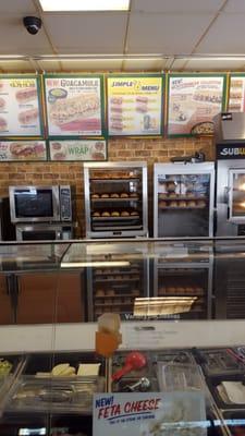 Different types of bread abound at Subway.