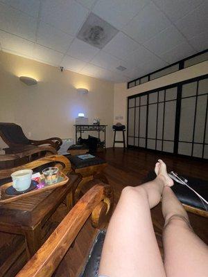 relaxation room + tea