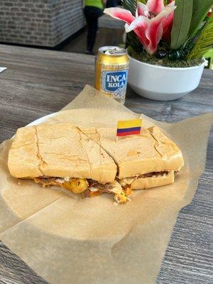 Qumbia Delight - Colombian sandwich. So amazing!