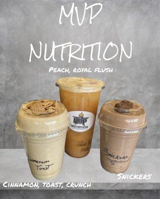 Meal replacement shakes and specialty tea