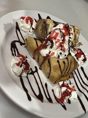 xhango- fried cheesecake wrap.