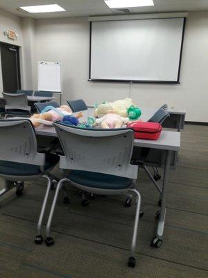 2-20-17 CPR course. I am a medical dummy, I hope I don't kill the practice models. Oy..vey.. excited.