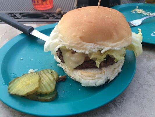 Mushroom Swiss Burger