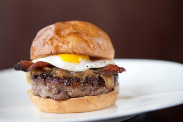 Black Label Burger on Amish Bun from Crow Bar & Kitchen - Corona Del Mar