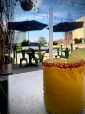 Patio & mango margarita