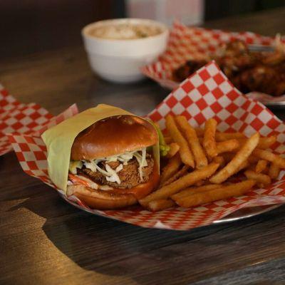 Our spicy chicken sandwich is the crunchiest, and most delicious way to fight the heat outside.