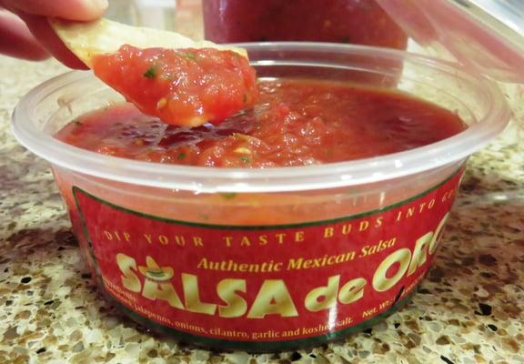 Yes, it is as delicious as it looks!  Email: Salsa@SalsadeOro.com