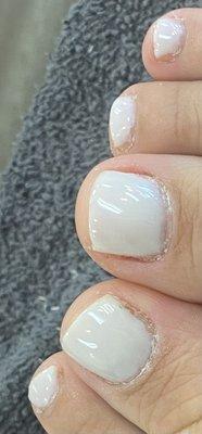 This is supposedly their fresh gel pedi ‍